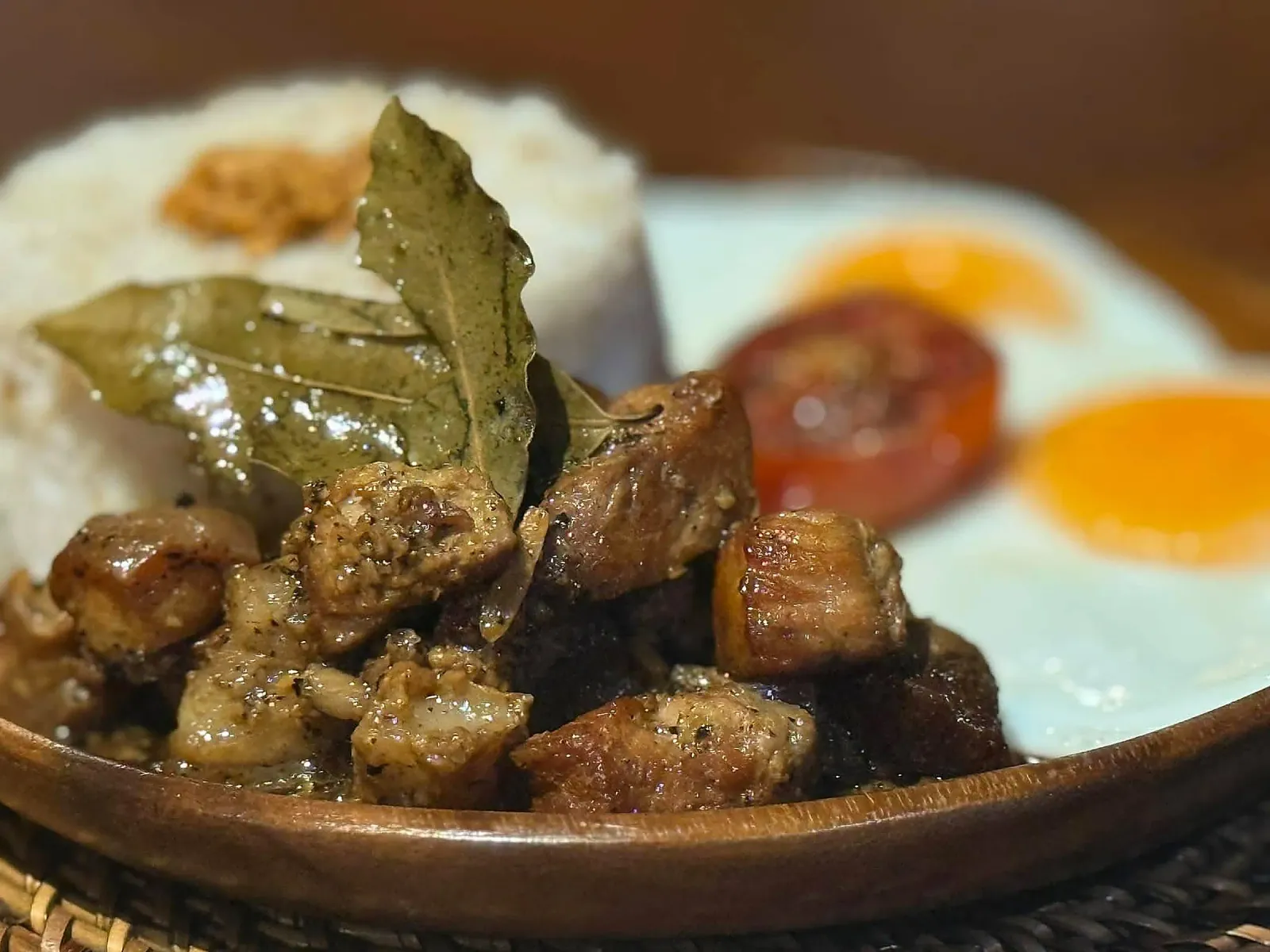 SANA White Adobo close-up — house special