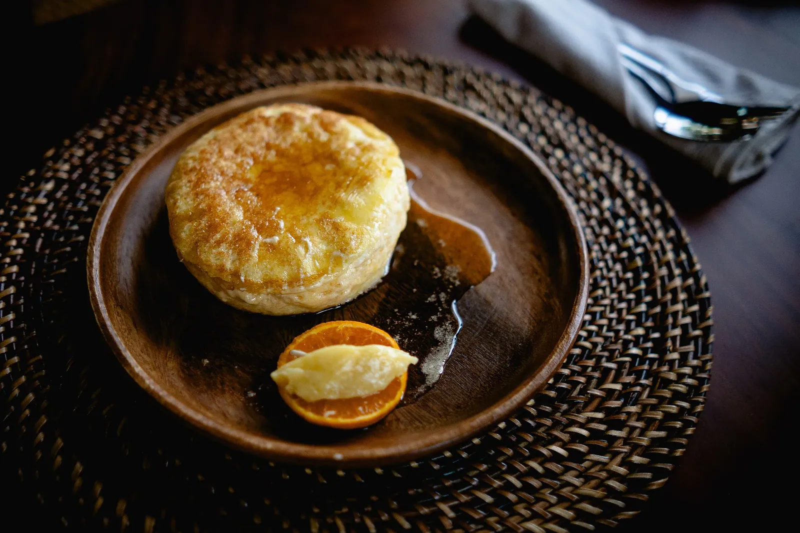 SANA Maple Butter Soufflé — Japanese-inspired fluffy pancake